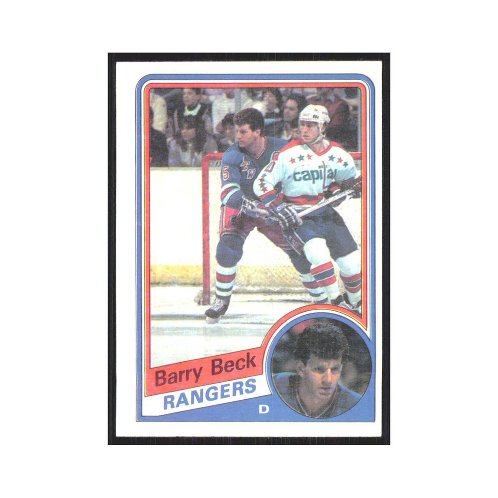1984 Topps Barry Beck New York Rangers #105