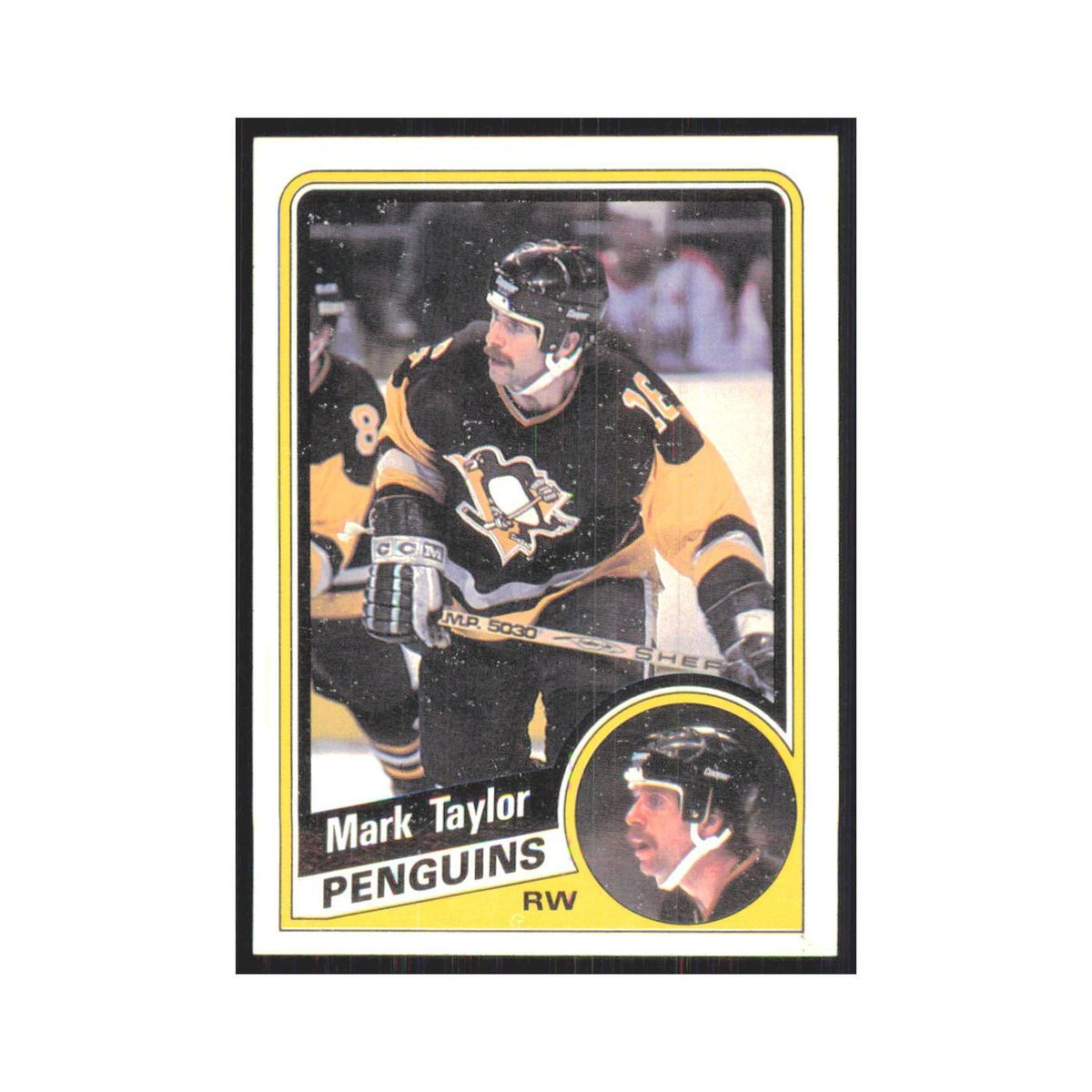 1984 Topps Mark Taylor Pittsburgh Penguins #127