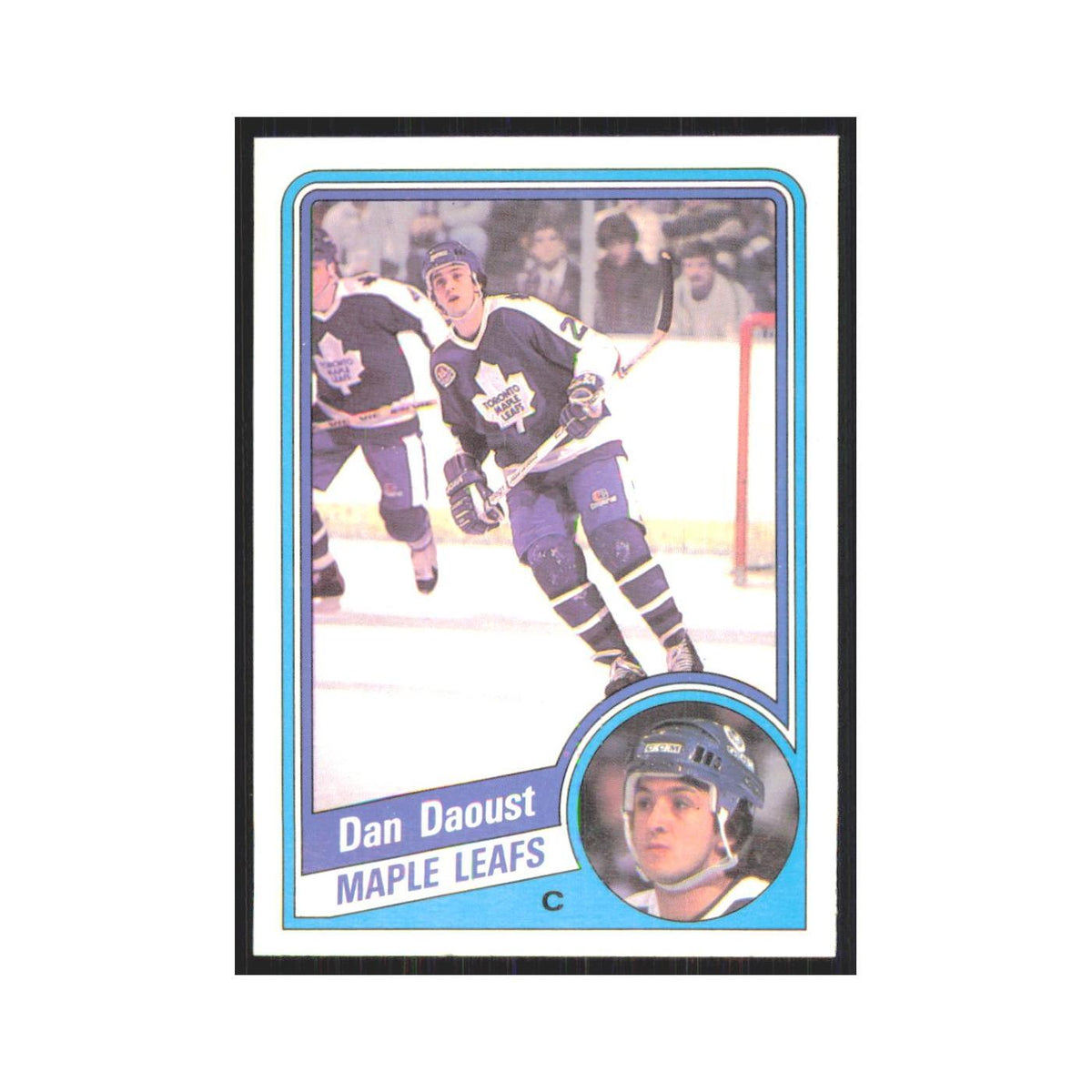 1984 Topps Dan Daoust Toronto Maple Leafs #137