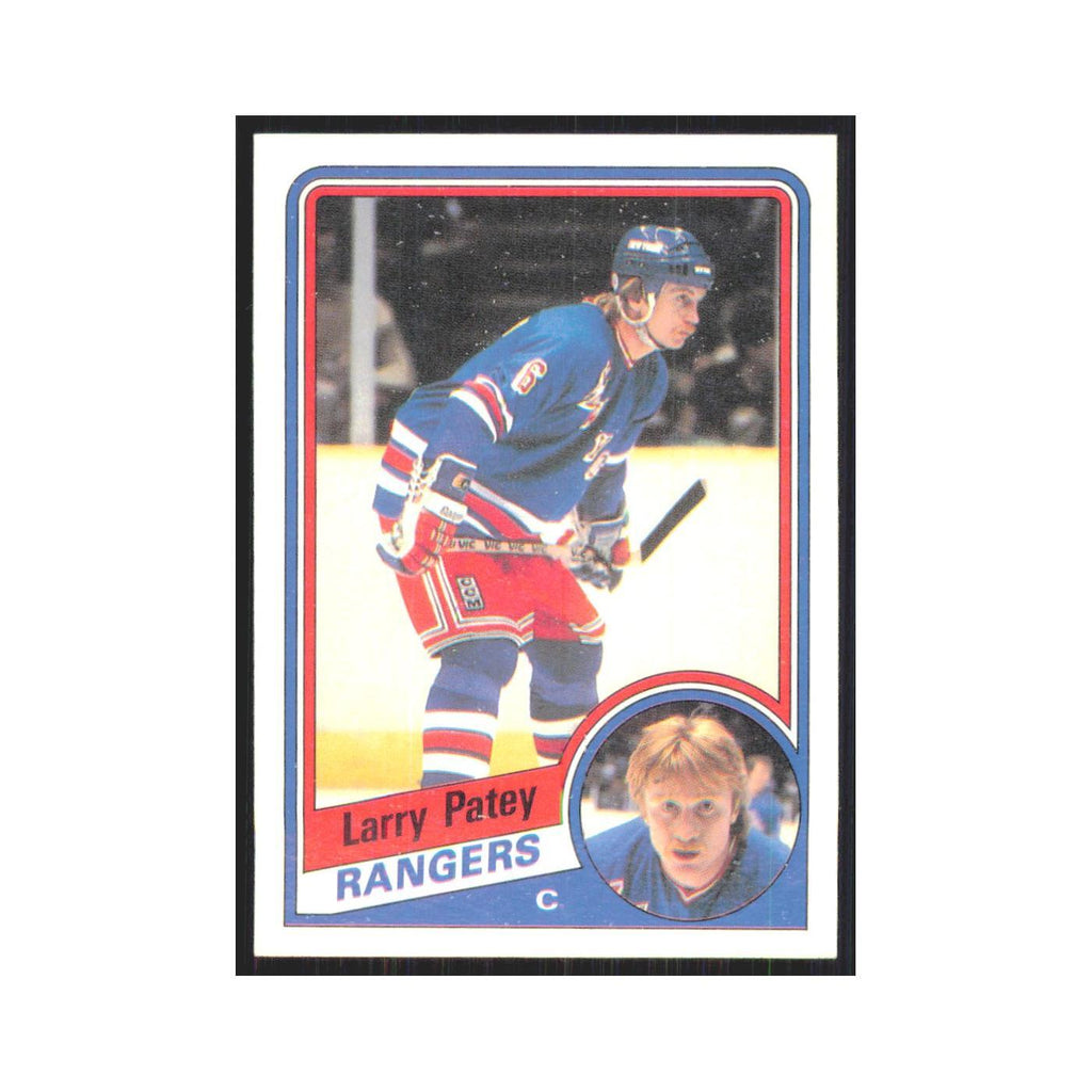 1984 Topps Larry Patey New York Rangers #111