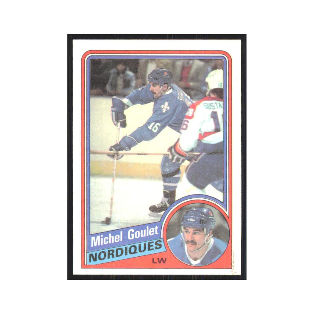 1984 Topps Michel Goulet Quebec Nordiques #129