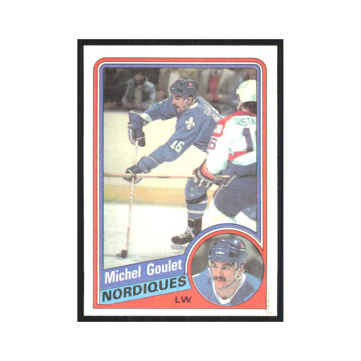 1984 Topps Michel Goulet Quebec Nordiques #129