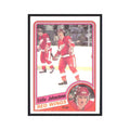 1984 Topps Eddie Johnstone Detroit Red Wings #43