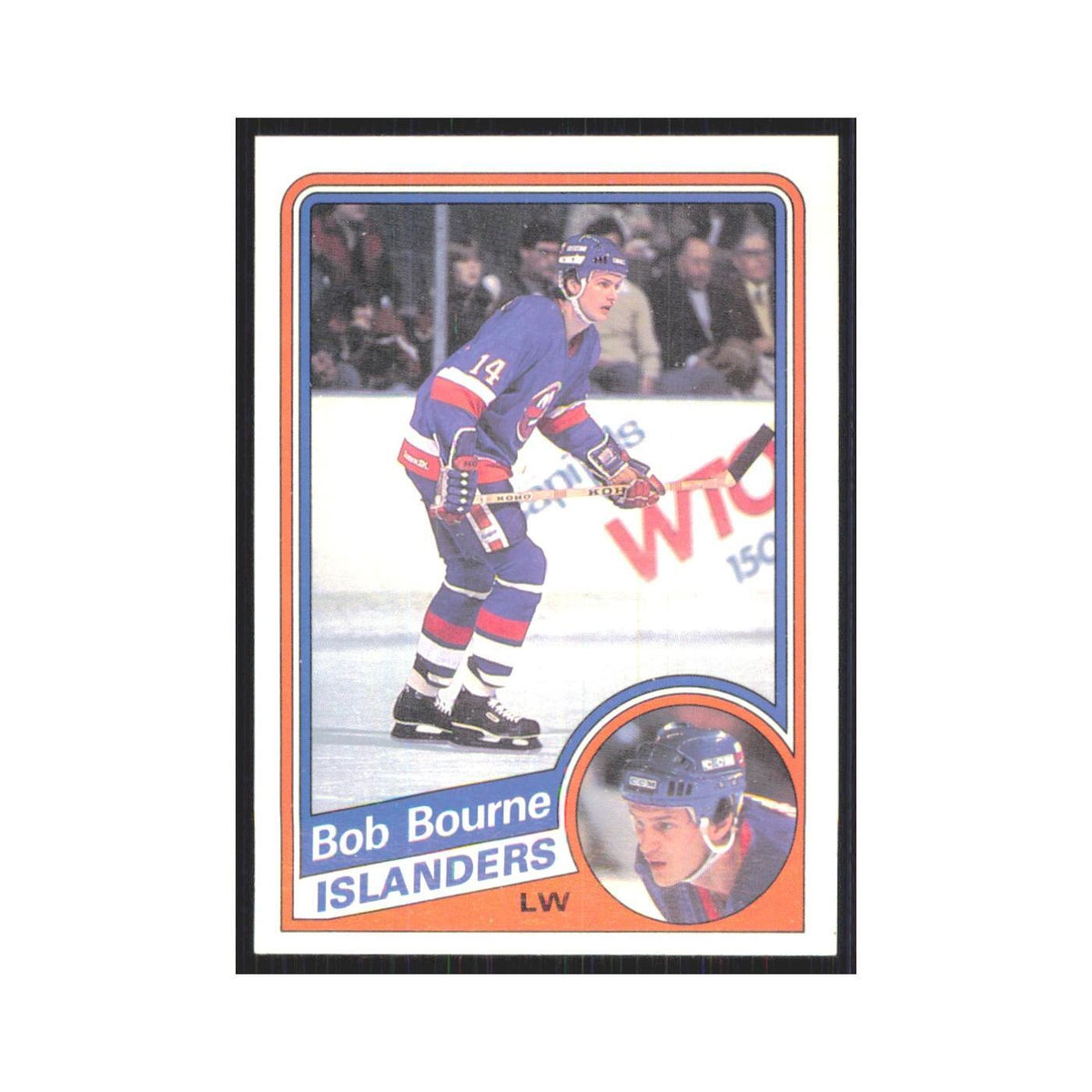 1984 Topps Bob Bourne New York Islanders #92