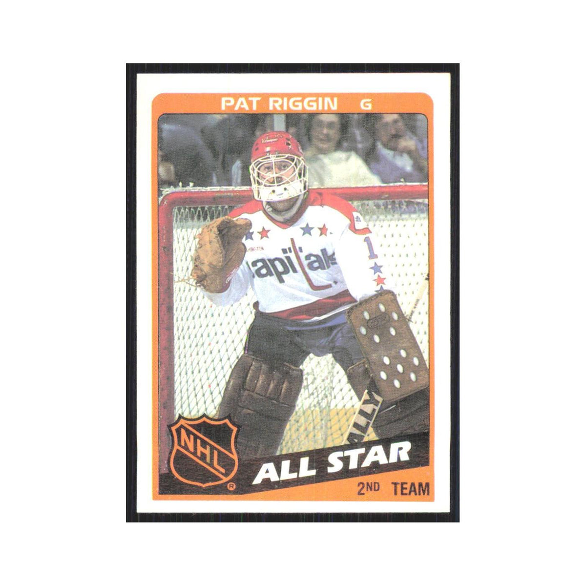 1984 Topps Pat Riggin Washington Capitals #164