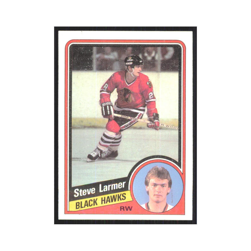 1984 Topps Steve Larmer Chicago Blackhawks #30