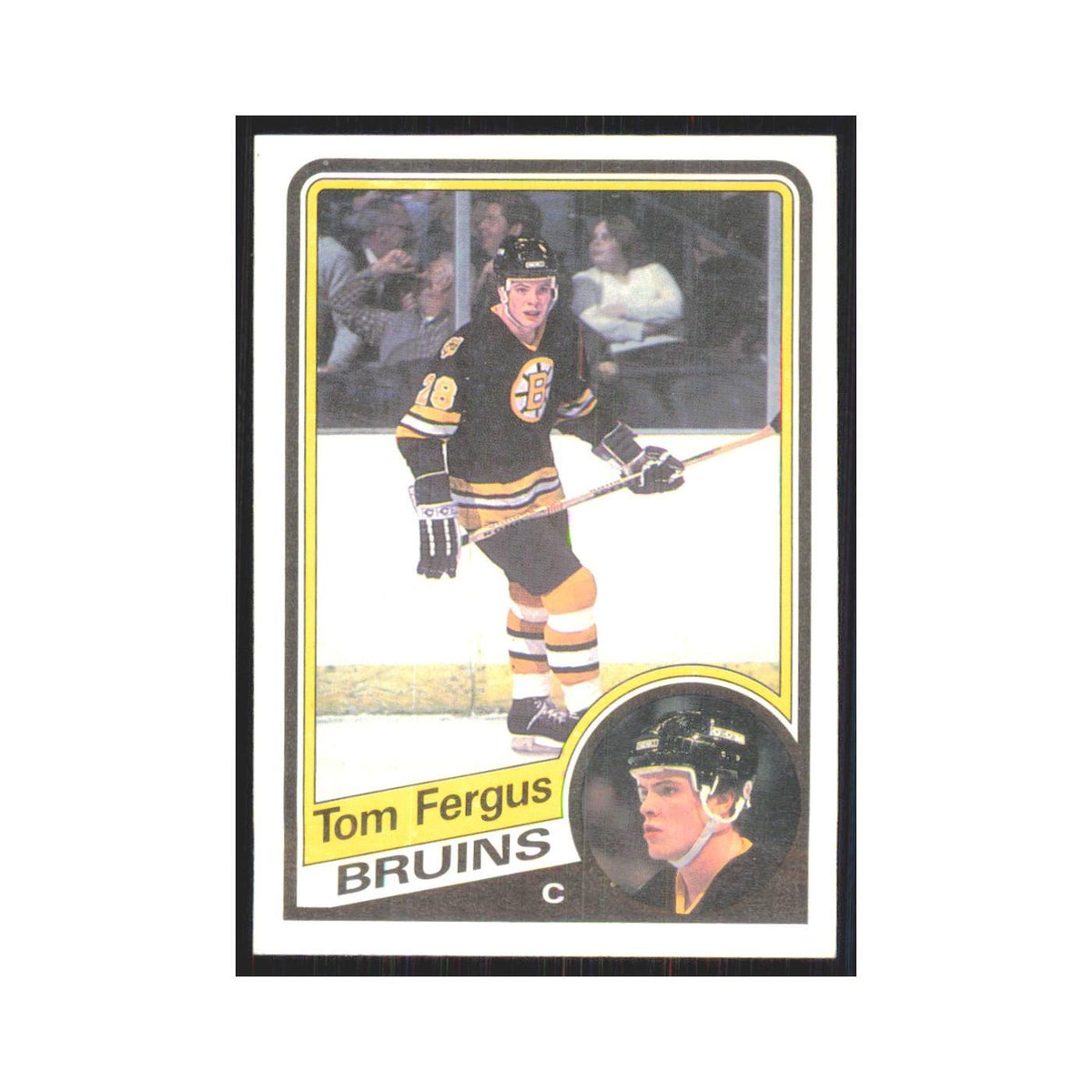 1984 Topps Tom Fergus Boston Bruins #3