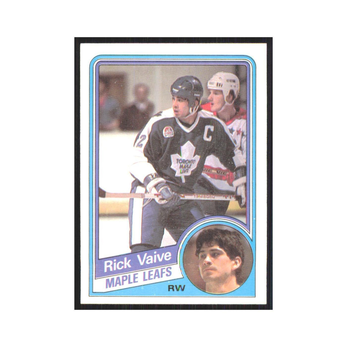 1984 Topps Rick Vaive Toronto Maple Leafs #138