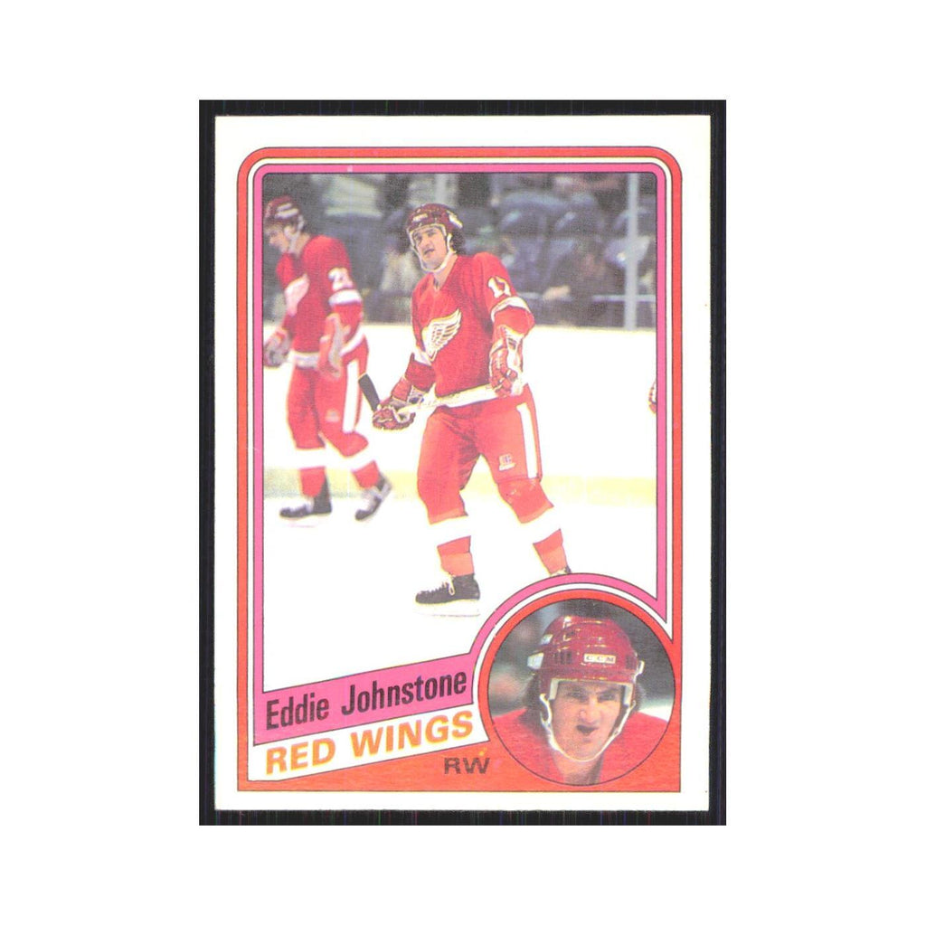 1984 Topps Eddie Johnstone Detroit Red Wings #43