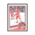 1984 Topps Eddie Johnstone Detroit Red Wings #43