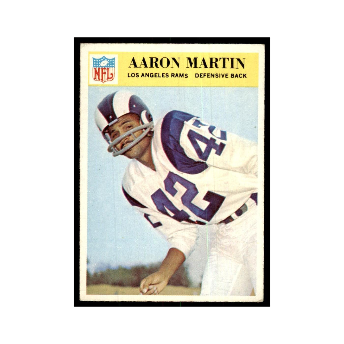 1966 Philadelphia Aaron Martin Football Cards #99