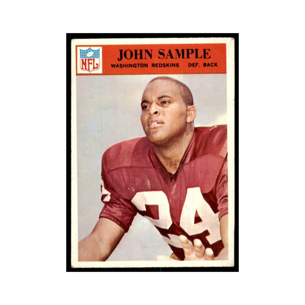 1966 Philadelphia Johnny Sample Football Cards #191