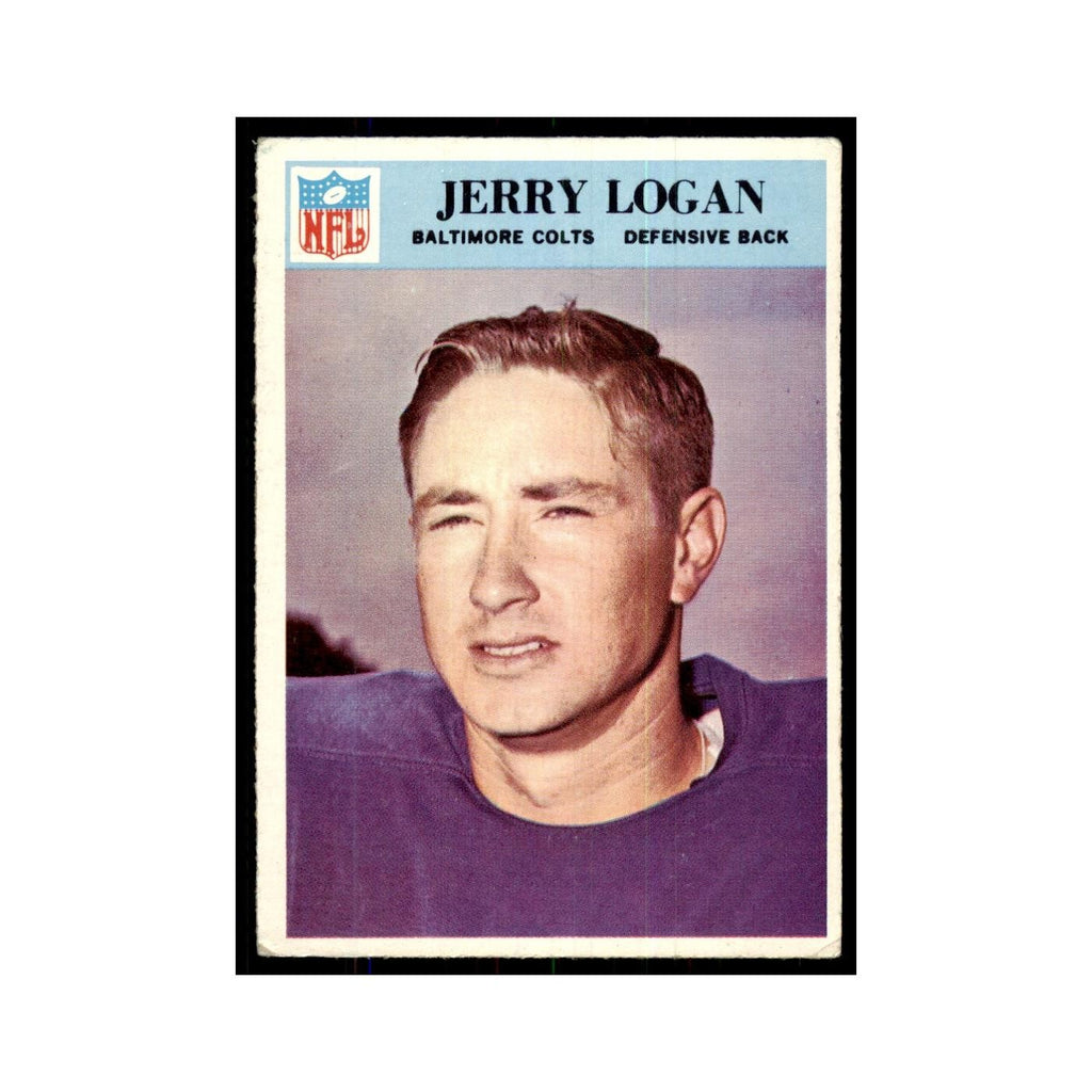 1966 Philadelphia Jerry Logan Football Cards #17