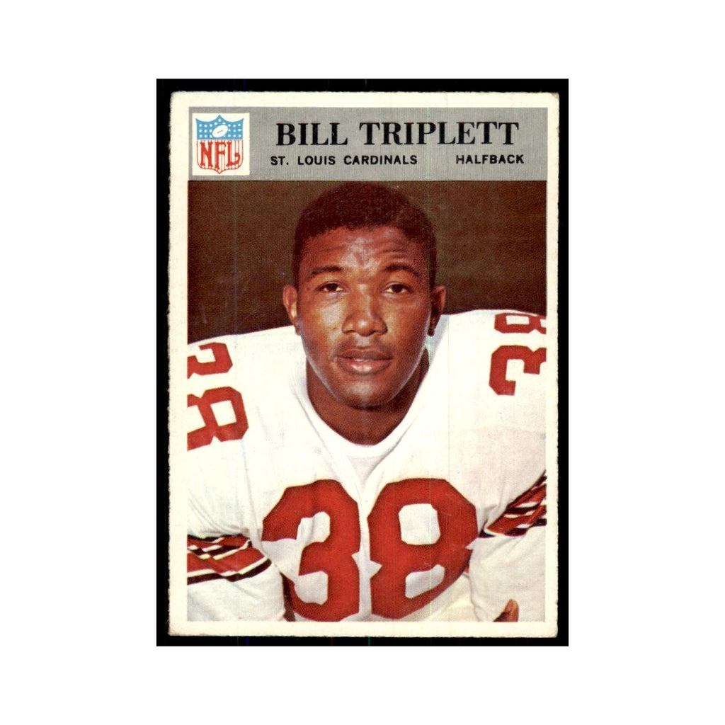 1966 Philadelphia Bill Triplett Football Cards #167