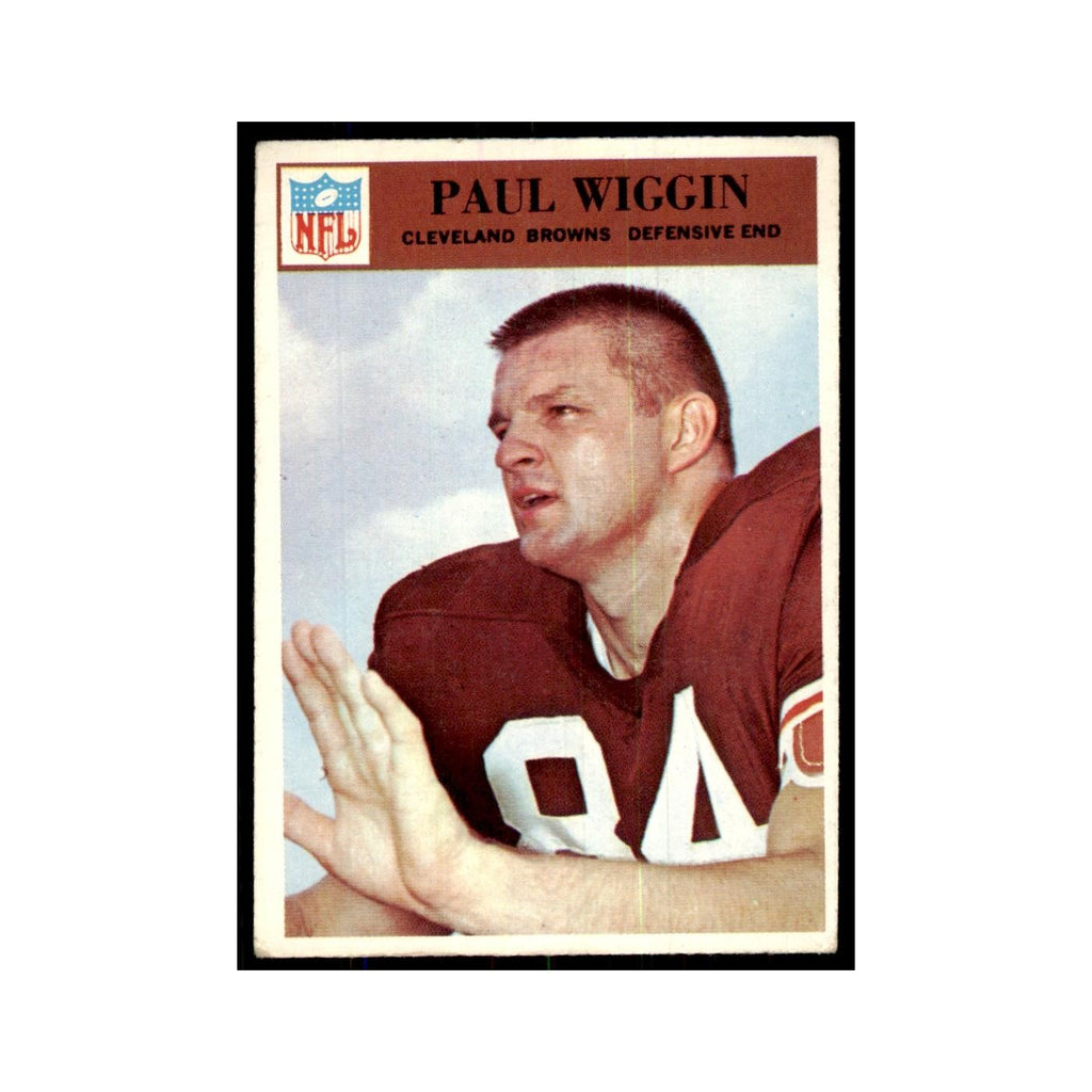 1966 Philadelphia Paul Wiggin Football Cards #51