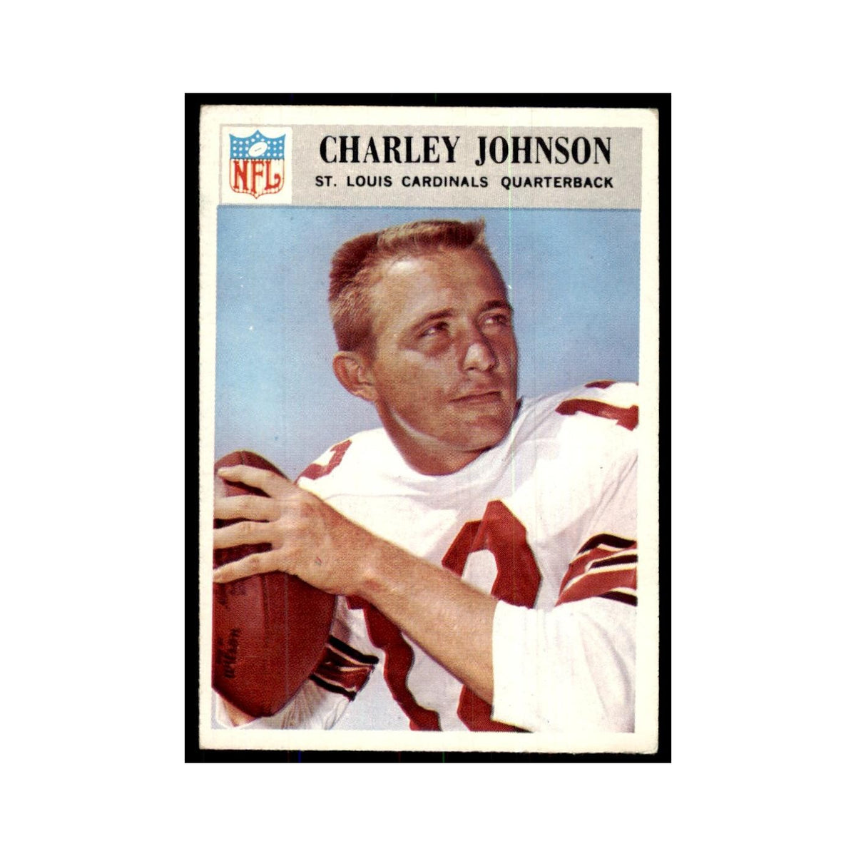 1966 Philadelphia Charley Johnson Football Cards #163