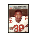 1966 Philadelphia Bill Triplett Football Cards #167