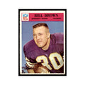 1966 Philadelphia Bill Brown Football Cards #107