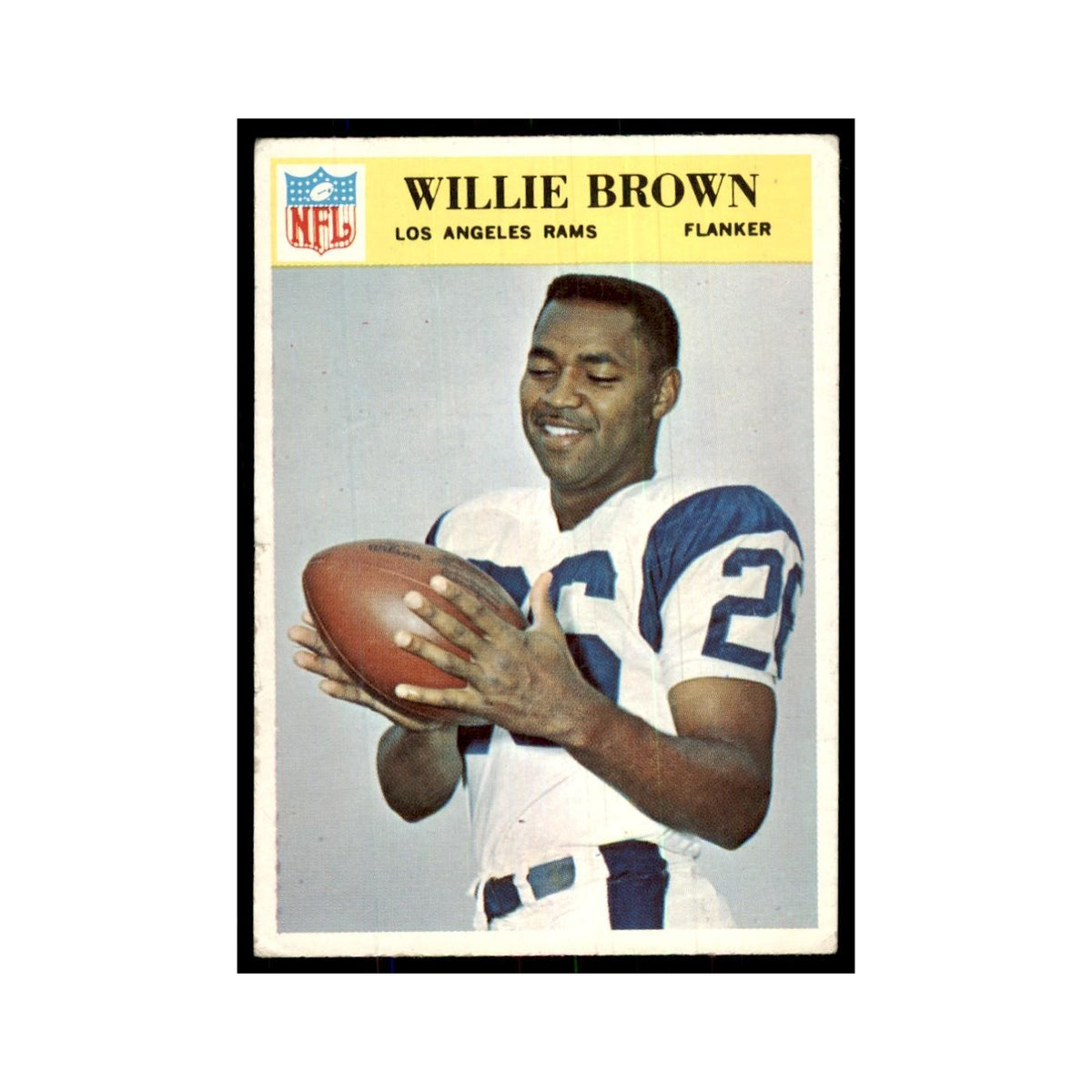 1966 Philadelphia Willie F. Brown Football Cards #93