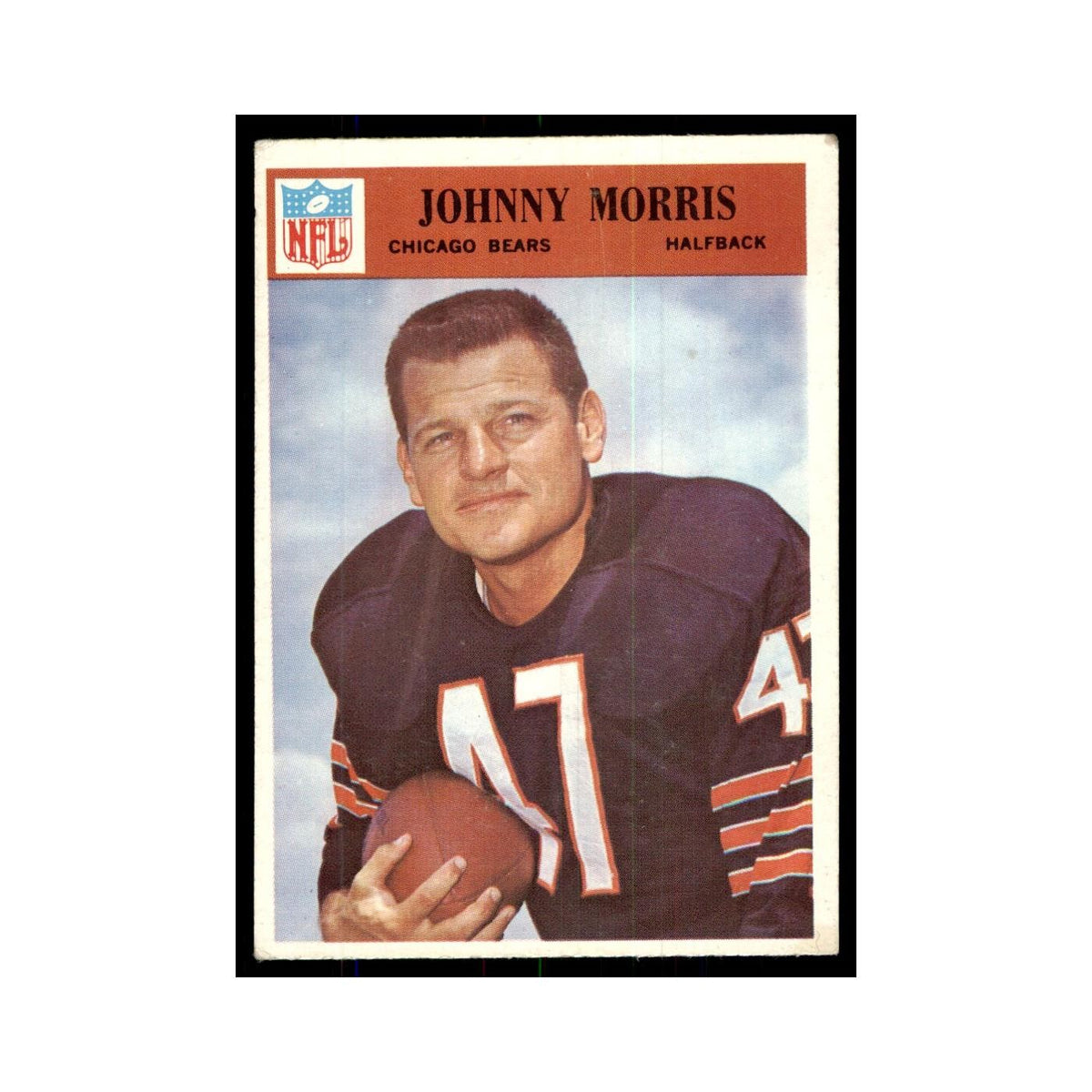 1966 Philadelphia Johnny Morris Football Cards #36
