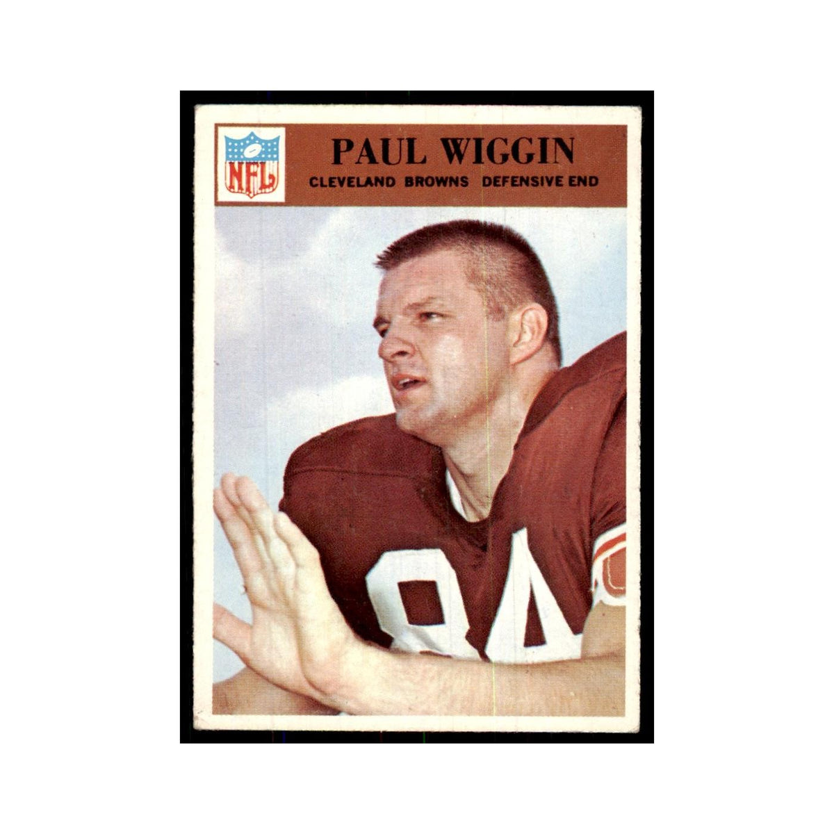 1966 Philadelphia Paul Wiggin Football Cards #51