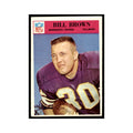 1966 Philadelphia Bill Brown Football Cards #107