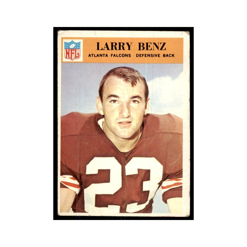 1966 Philadelphia Larry Benz Football Cards #2