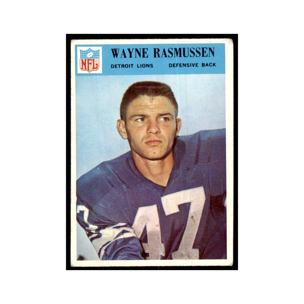 1966 Philadelphia Wayne Rasmussen Football Cards #74