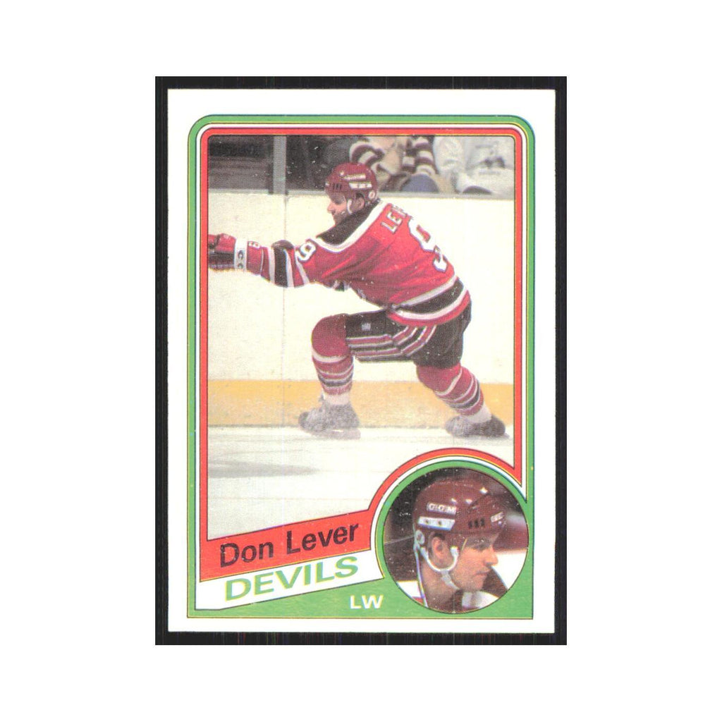 1984 Topps Don Lever New Jersey Devils #86