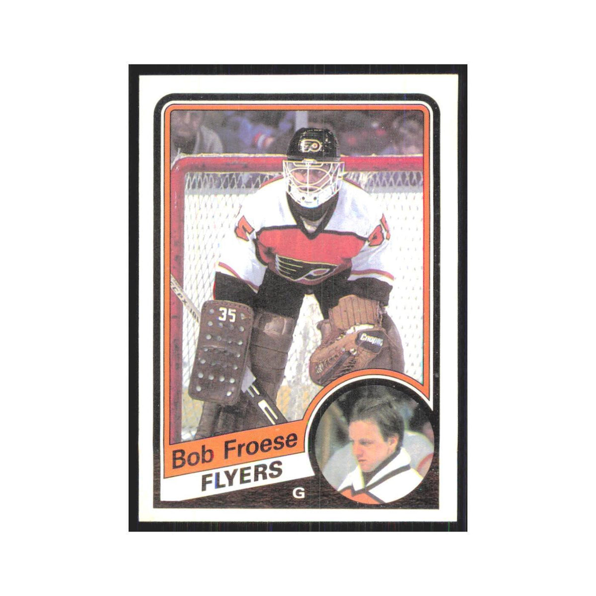 1984 Topps Bob Froese Philadelphia Flyers #117