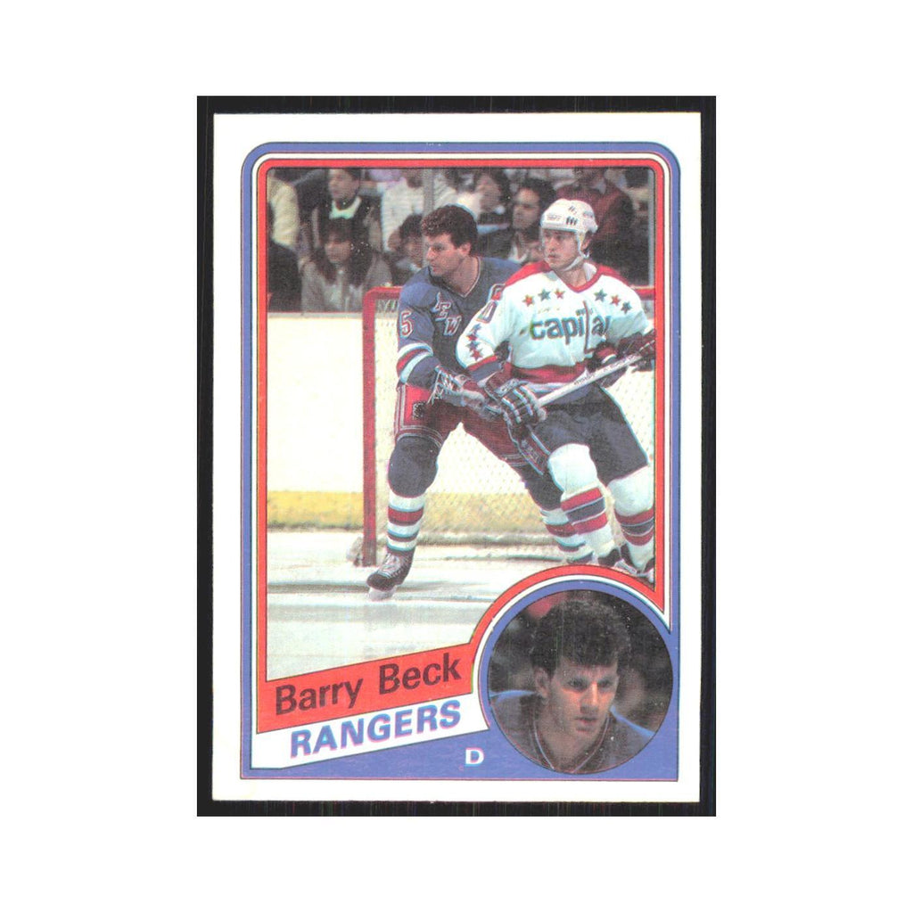 1984 Topps Barry Beck New York Rangers #105