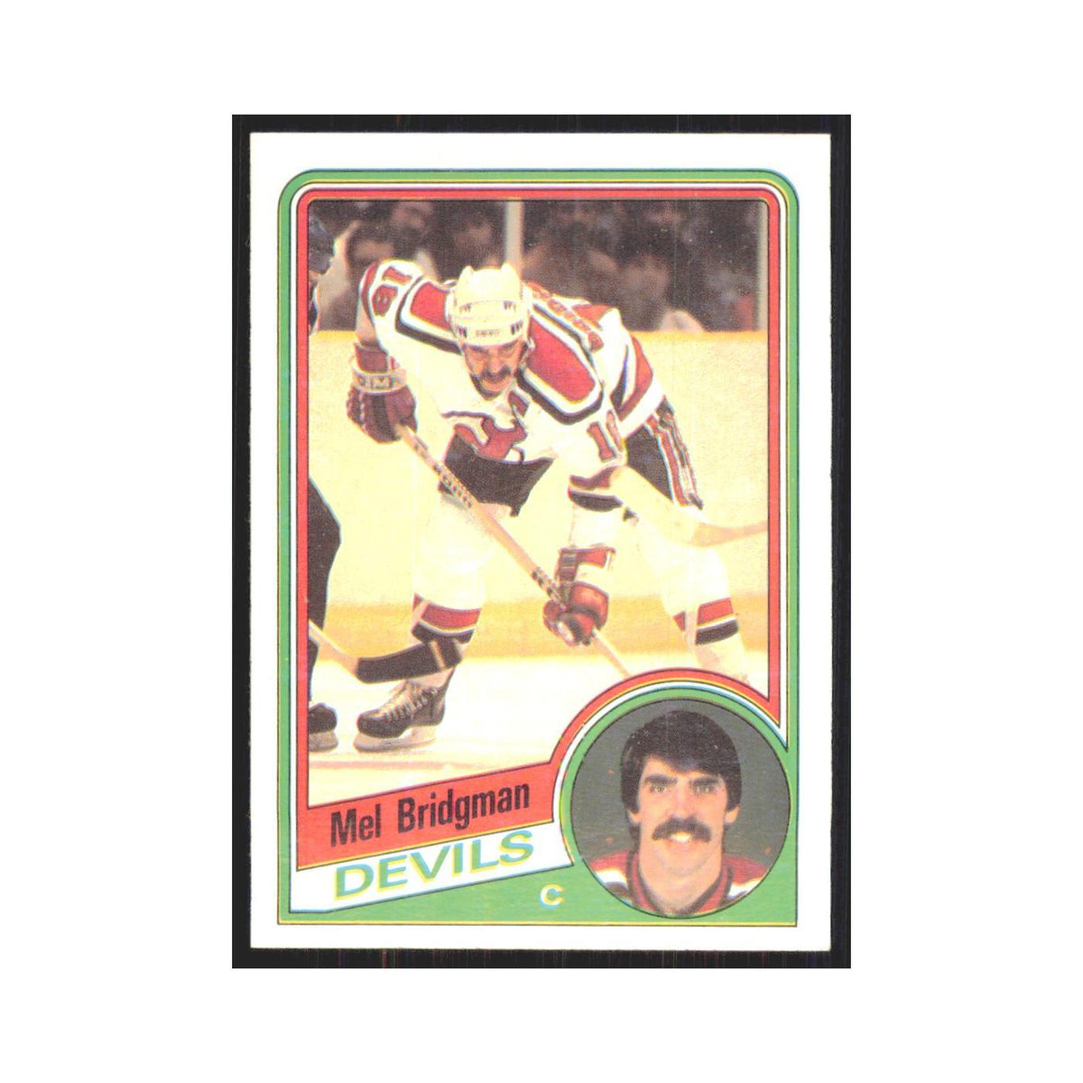 1984 Topps Mel Bridgman New Jersey Devils #84