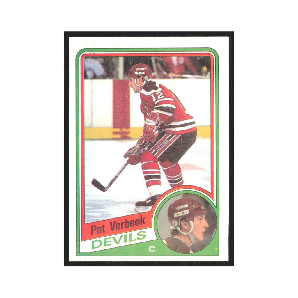 1984 Topps Pat Verbeek New Jersey Devils #90