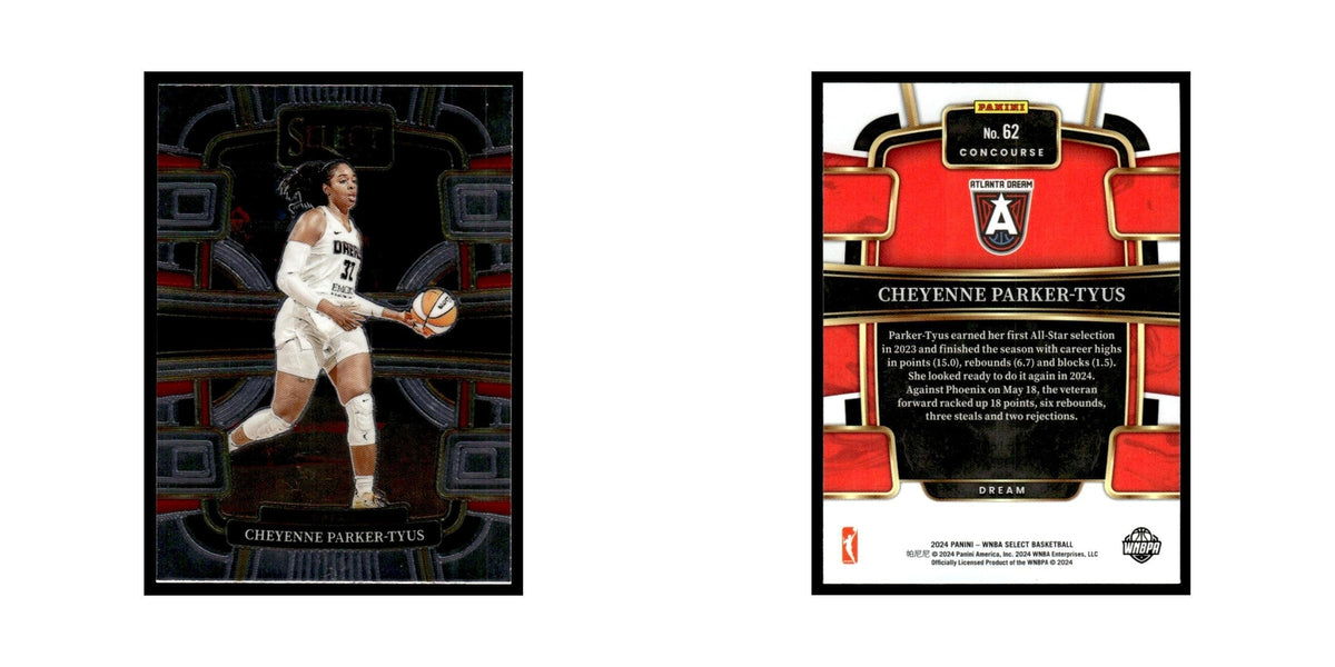 Cheyenne Parker Tyus 2024 Panini WNBA Select #62 Atlanta Dream NM