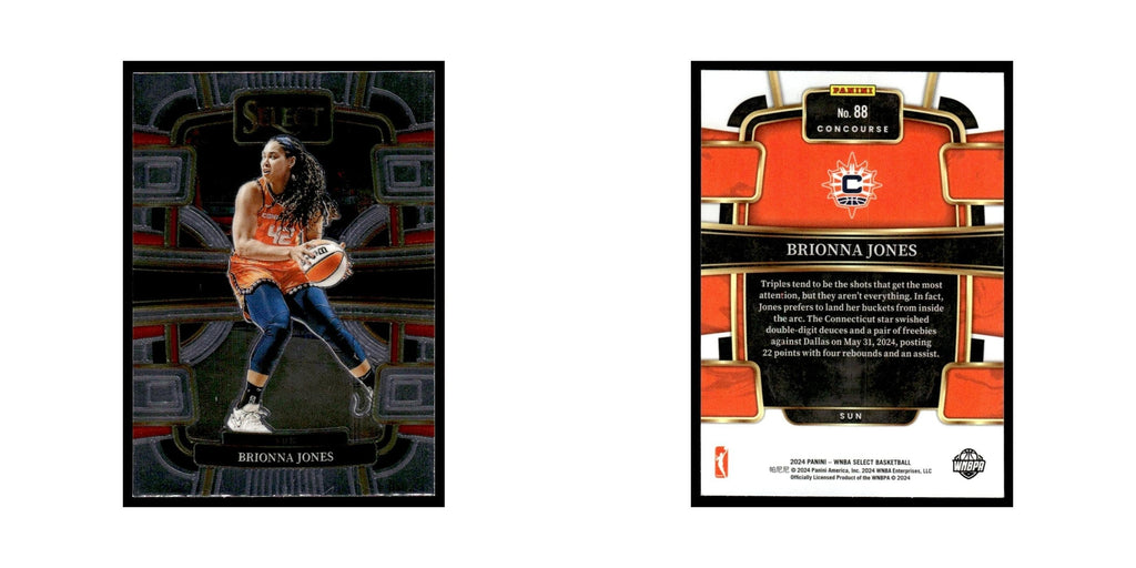 Brionna Jones 2024 Panini WNBA Select #88 Connecticut Sun Basketball Card NM