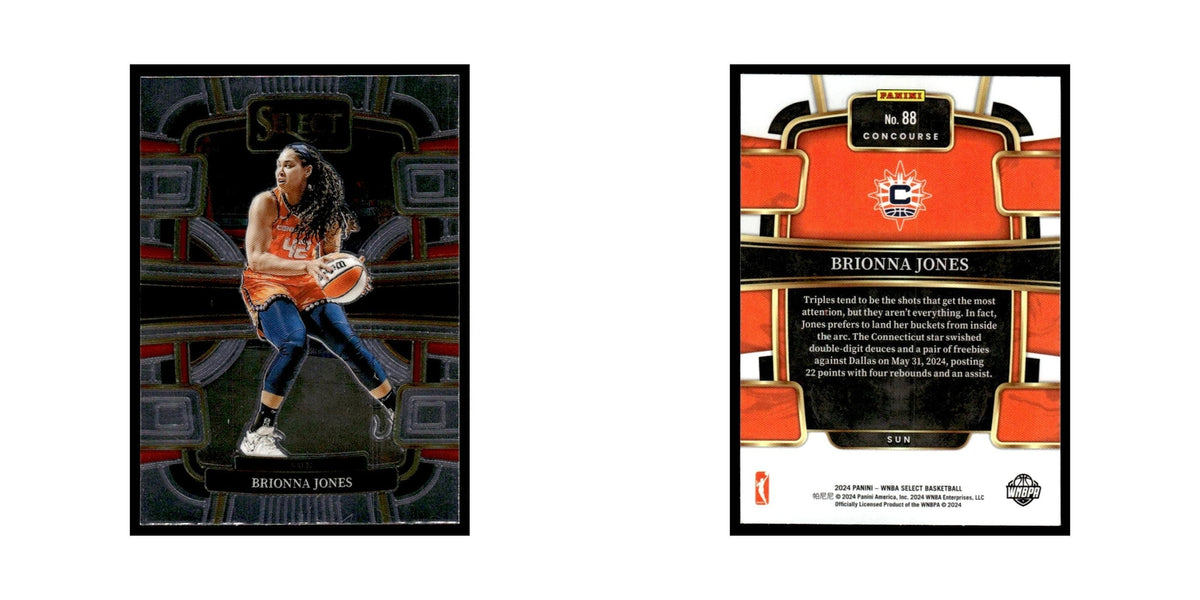 Brionna Jones 2024 Panini WNBA Select #88 Connecticut Sun Basketball Card NM