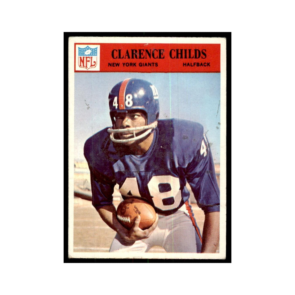 1966 Philadelphia (damaged) Clarence Childs Football Cards #121