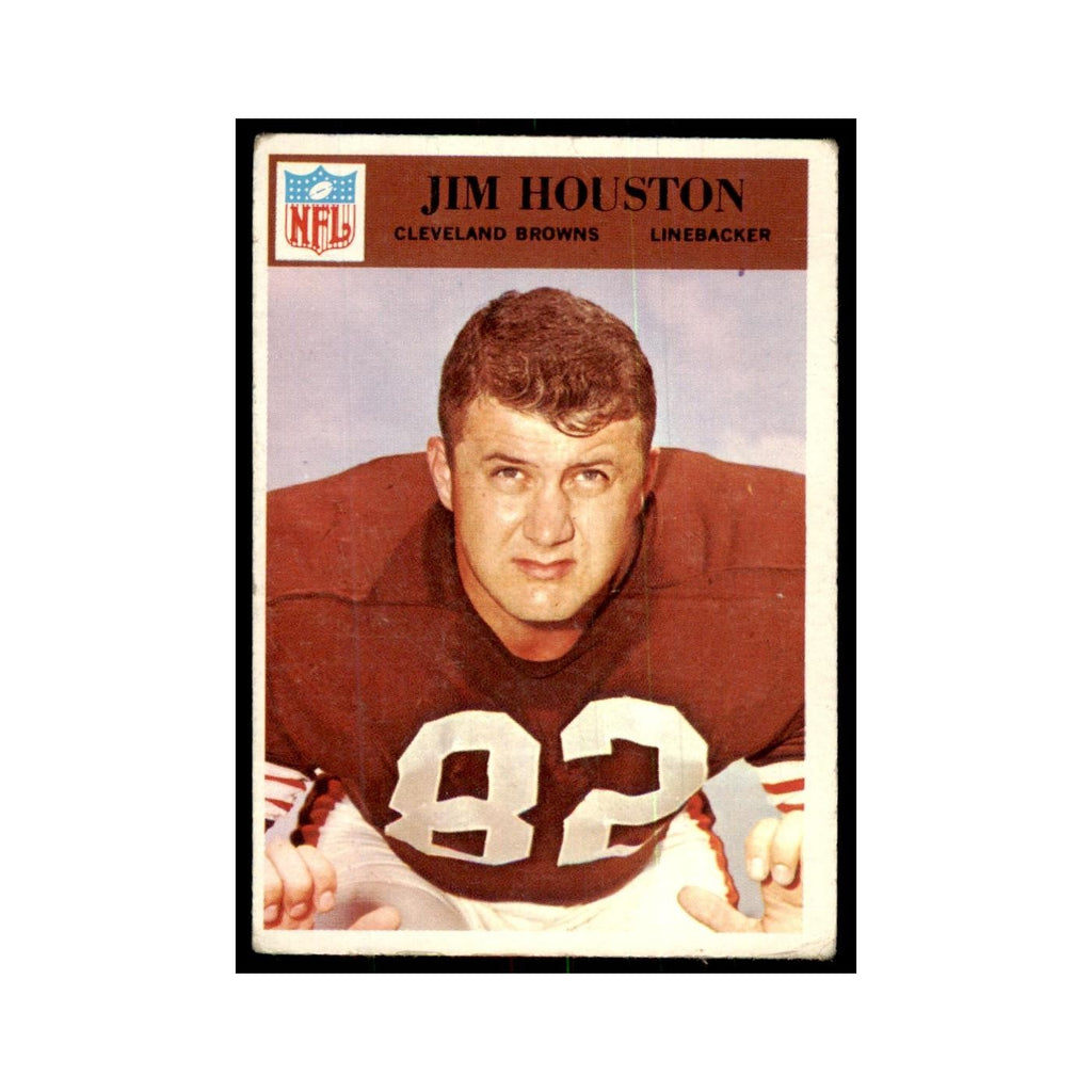 1966 Philadelphia (damaged) Jim Houston Football Cards #46