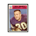 1966 Philadelphia (damaged) Bill Brown Football Cards #107
