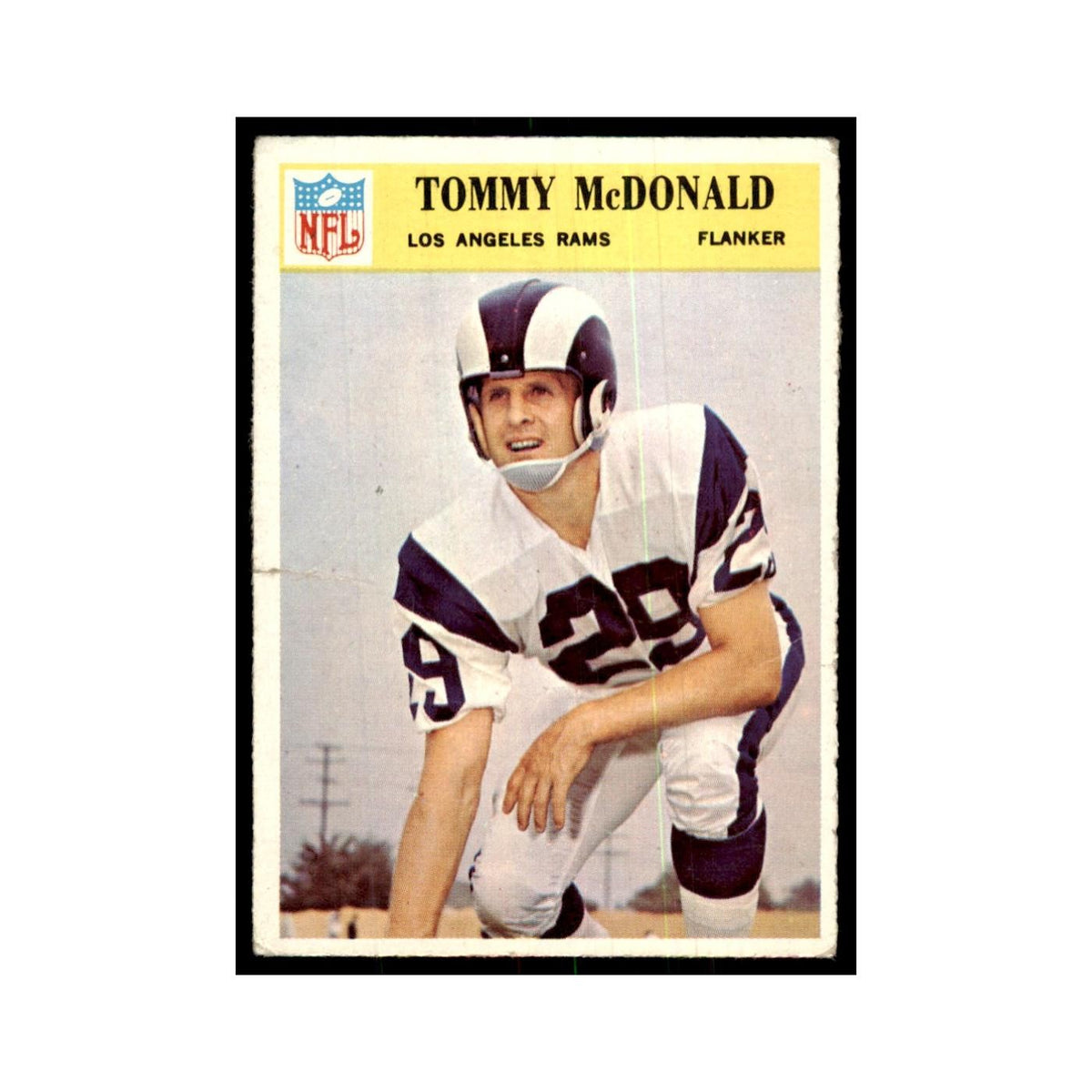 1966 Philadelphia (damaged) Tommy McDonals Football Cards #97