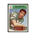 1966 Philadelphia (damaged) Tim Brown Football Cards #135