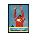 1963 Topps Abe Woodson Football Cards #141