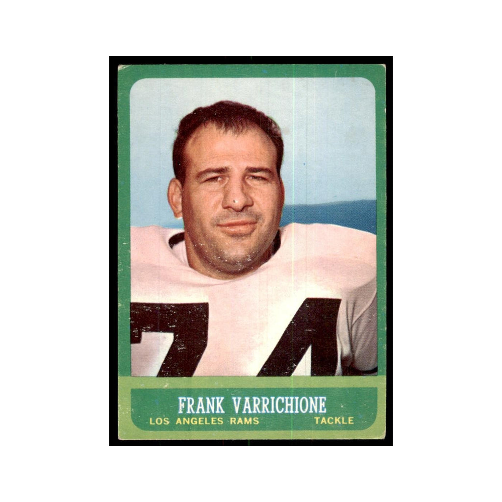 1963 Topps Frank Varrichione Football Cards #42