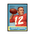 1963 Topps Charlie Johnson Football Cards #146