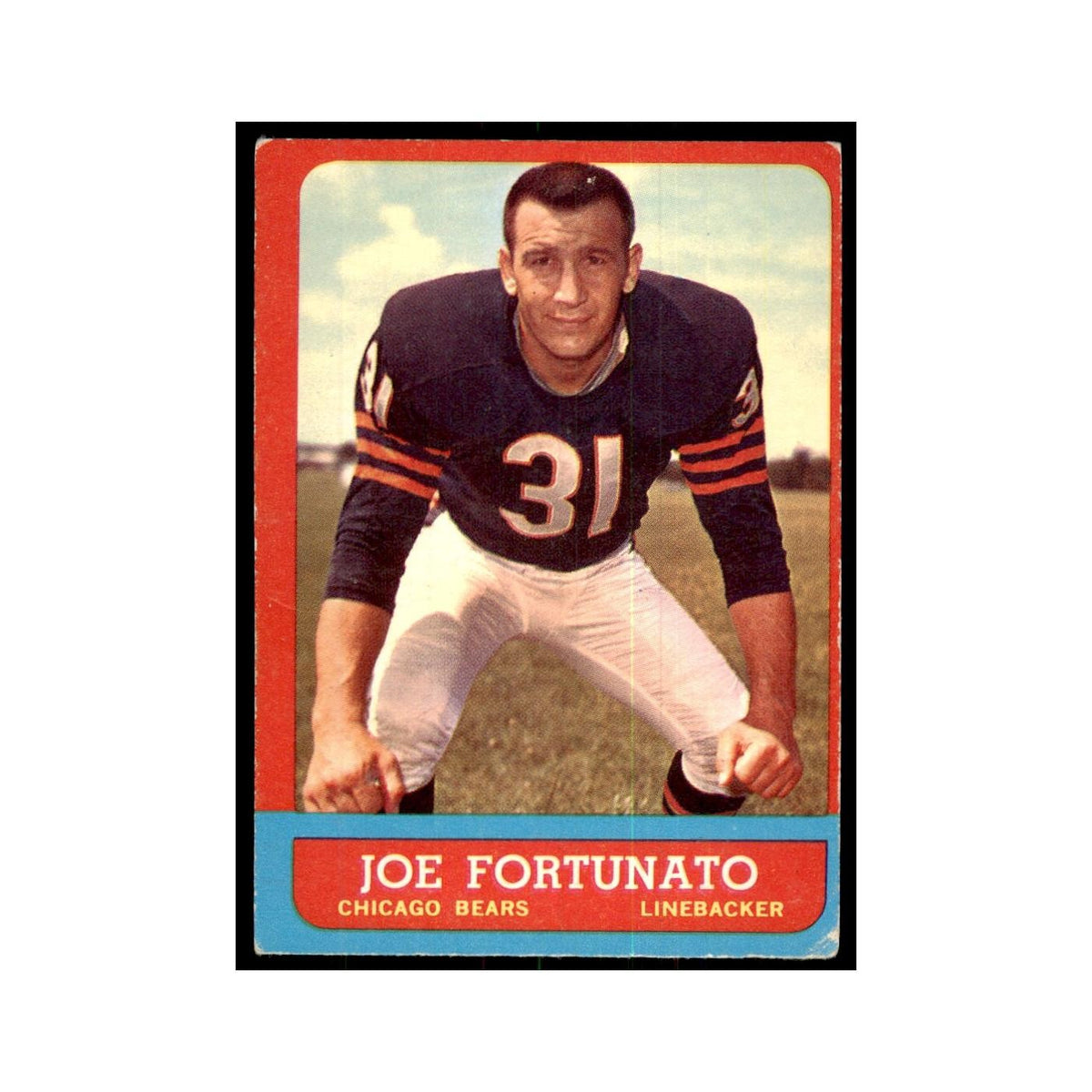 1963 Topps Joe Fortunato Football Cards #69