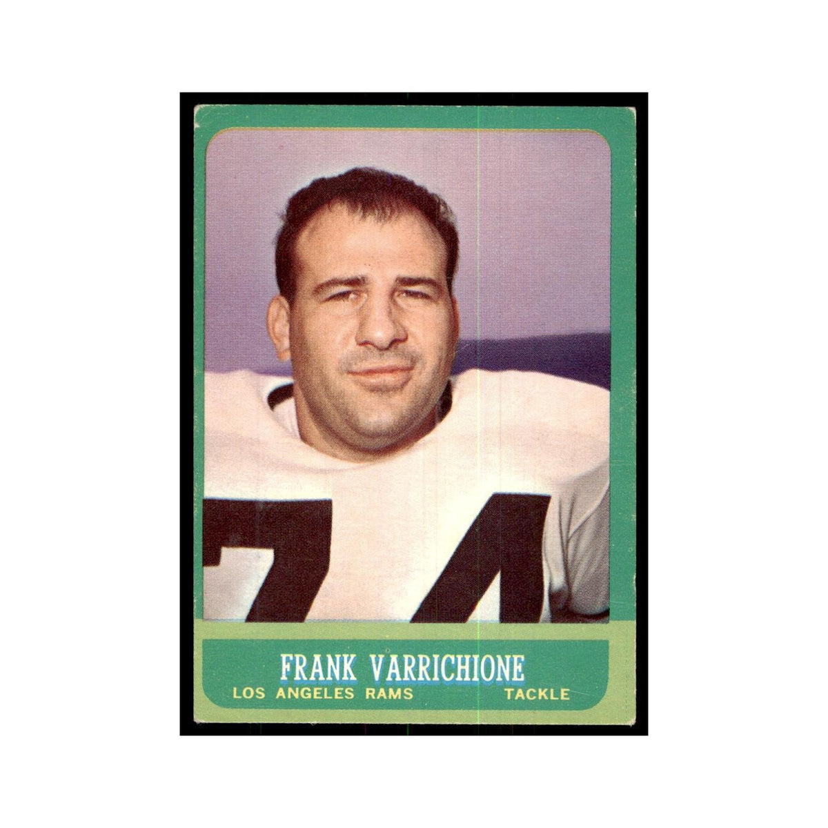 1963 Topps Frank Varrichione Football Cards #42