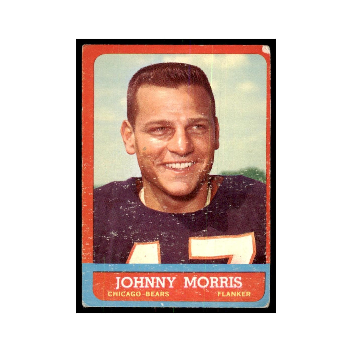 1963 Topps Johnny Morris Football Cards #63