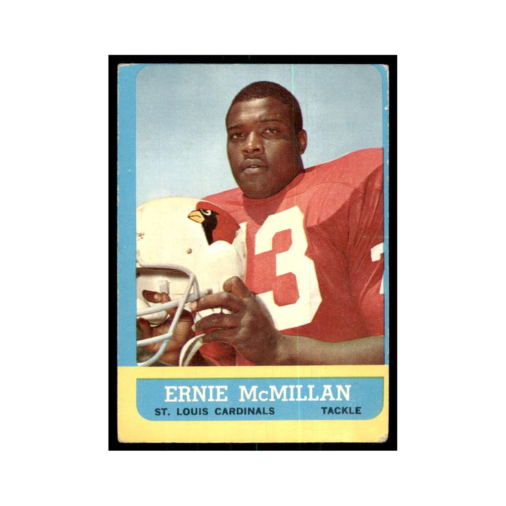 1963 Topps Ernie McMillan Football Cards #152