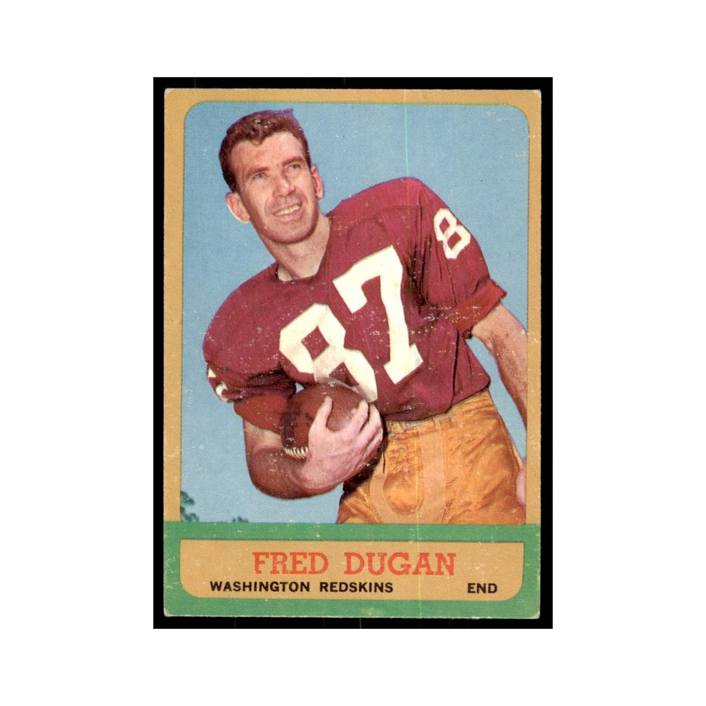 1963 Topps Fred Dugan Football Cards #161