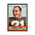 1963 Topps Jimmy Carr Football Cards #120